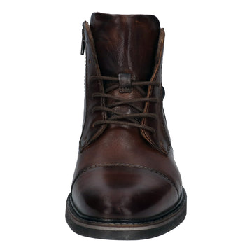 Mens Bugatti 8373A Ankle Boots - Mid Brown