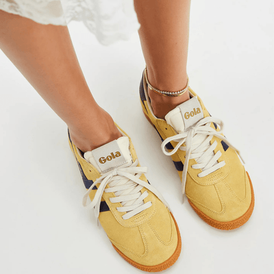 Womens Gola Elan Trainers - Yellow