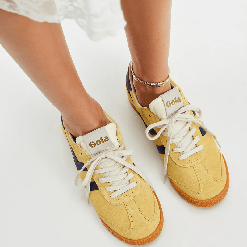 Womens Gola Elan Trainers - Yellow