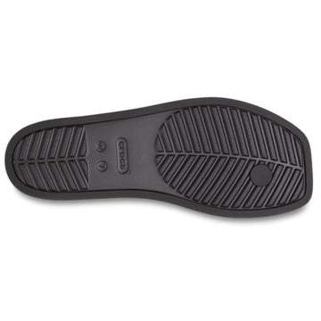 Womens Crocs Miami Flip Flops - Black
