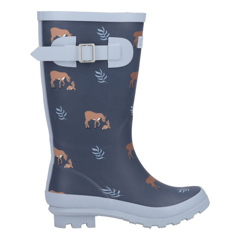 Kids Cotswold Woodland Wellingtons - Deers