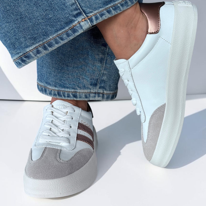 Womens Drilleys Thirty Three Trainers - Rustic Flurry