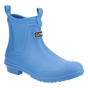 Womens Cotswold Grosvenor Ankle Wellingtons - Bright Blue