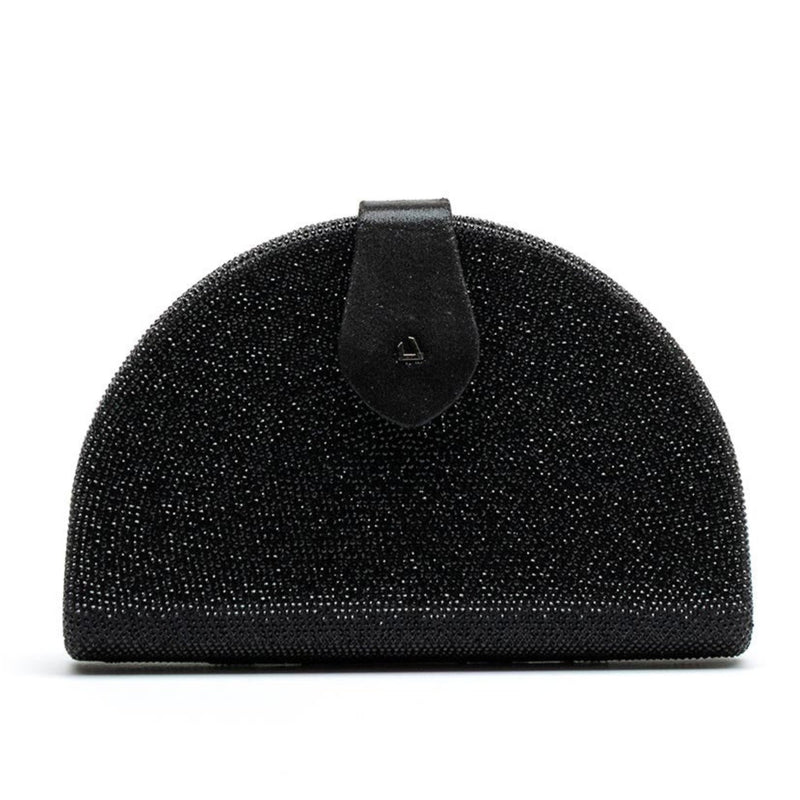 Womens Una Healy Maneater Diamante Clutch Occasion Bag - Vinyl Twist