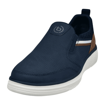Bugatti Mens ASE62 Perforated Slip On Shoes - Navy