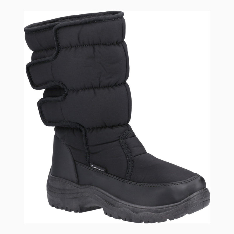 Unisex Cotswold Welland Black Snow Boots - Black