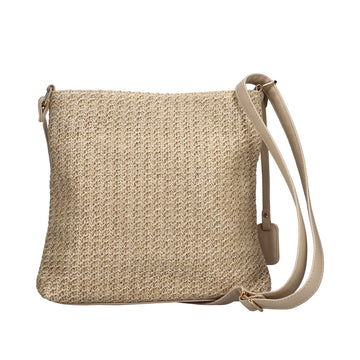 Womens Rieker H1519 Beige Combi Shoulder Bag - Beige Combi