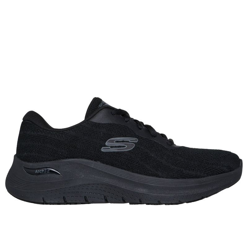 Womens Skechers 108266EC Atheletic Arch Fit Trainer - Black - Black
