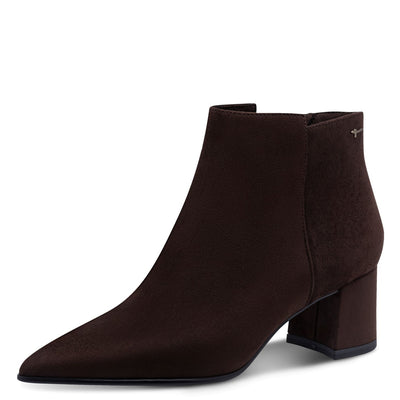 Womens Tamaris 25022 Ankle Boots - Mocca