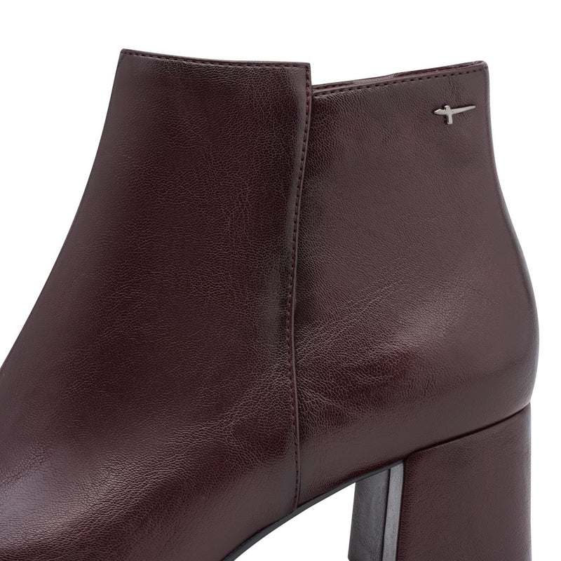 Womens Tamaris 25023 Merlot Ankle Boots - Merlot