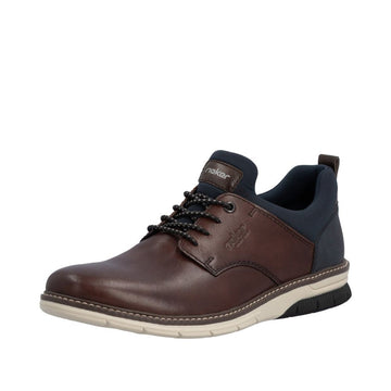 Mens Rieker 14454 Cigar Casual Lace-up Shoe - Cigar