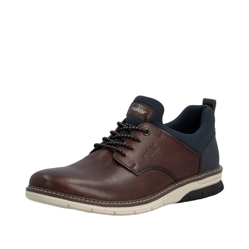 Mens Rieker 14454 Cigar Casual Lace-up Shoe - Cigar
