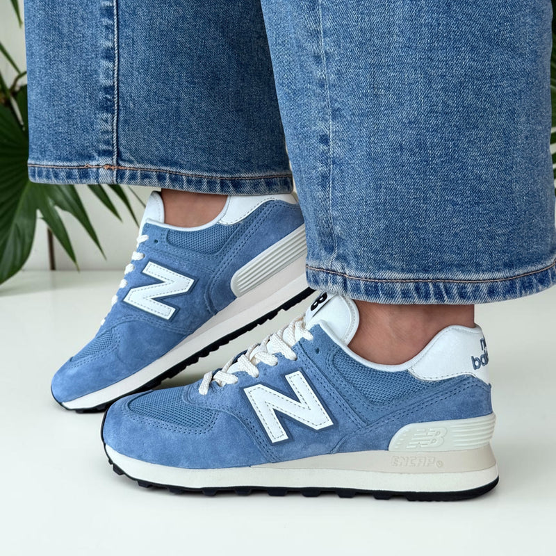 Unisex New Balance U574 Trainers - Heron Blue