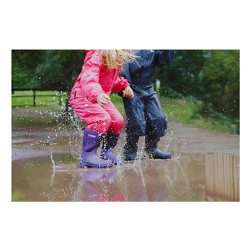 Kids Cotswold Hilly Neoprene Wellingtons - Purple