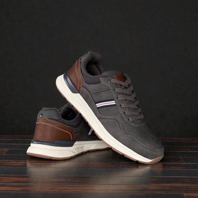 Mens Lloyd & Pryce One Trainers - City Fog