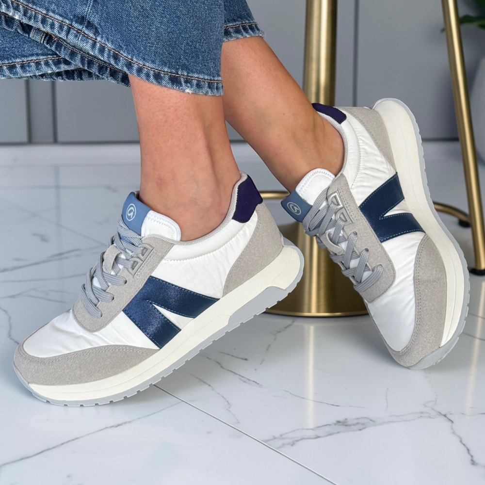 Womens Ara Malibu Lace Up Sporty Trainers
