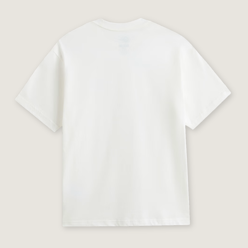 Mens Vans Left Chest II Logo Loose Short Sleeve T-Shirt - White