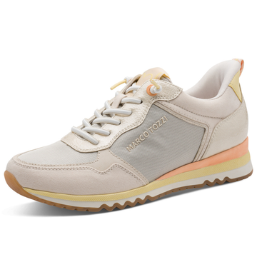Marco Tozzi 23784 Mesh Sporty Trainers - Cream Combi
