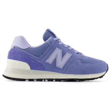 New Balance Womens 574 Trainers - Blue Indigo with White