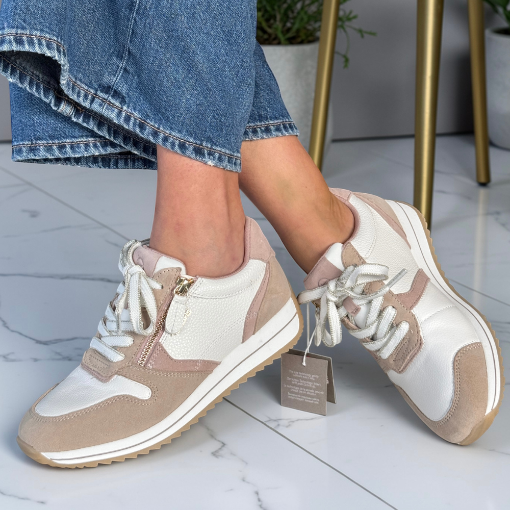 Womens Tamaris Comfort 83734 Wedge Side Zip Trainers