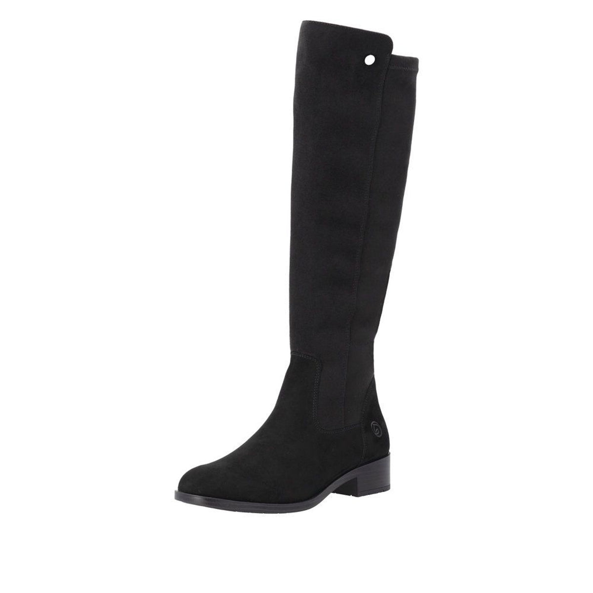 Womens Remonte D3U70 Black Long Boots