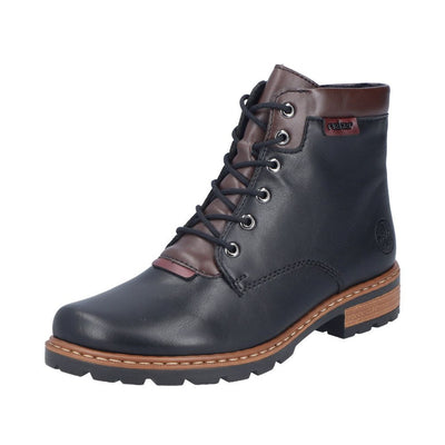 Womens Rieker Z9340 Black Boots - Black