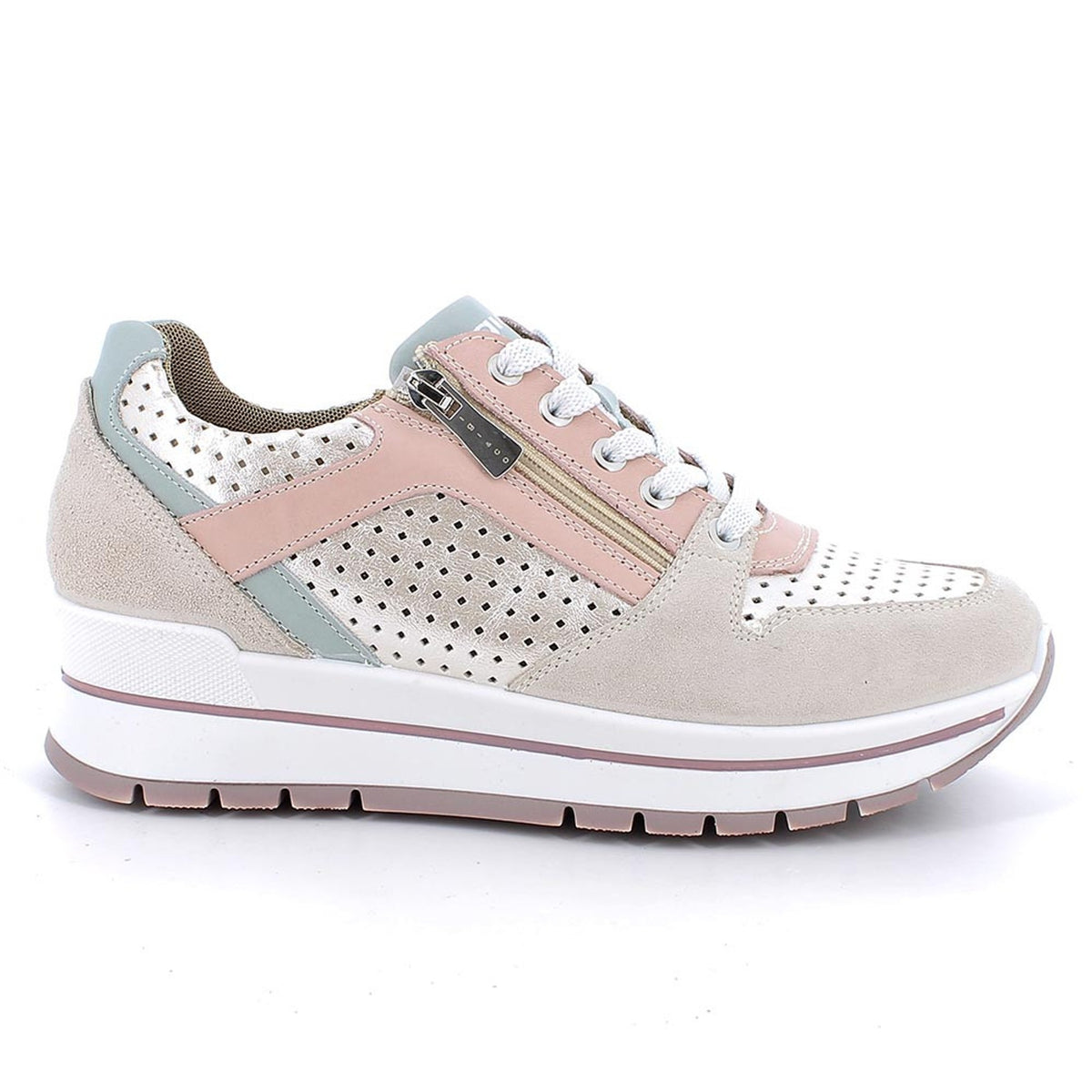 Womens Igi & Co Pink And Platinum Trainers