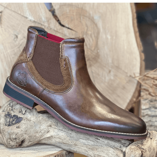 Dubarry Mens Santos Dark Tan Chelsea Boots - Tan