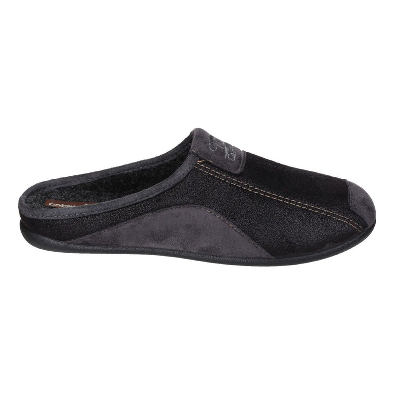 Mens Cotswold Westwell Slippers - Black