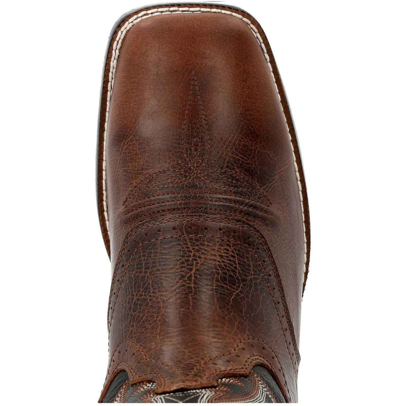 Mens Durango Westward Dark Chestnut and Black Onyx Boots - Dark Chestnut and Black Onyx