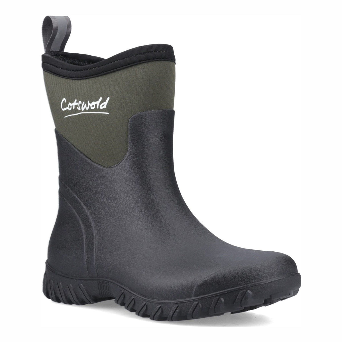 Unisex Cotswold Winfield Short Green Wellingtons