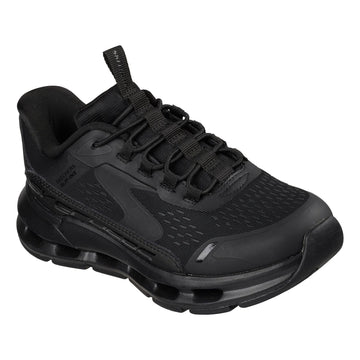 Little Kids Girls Skechers Glide-Step - Vista Lane Black Slip-Ins Trainers - Black