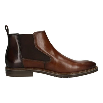 Mens Bugatti A9E34 Cognac Chelsea Boots - Cognac