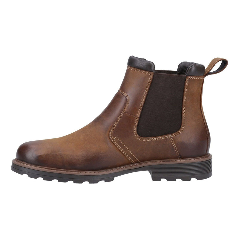 Mens Cotswold Leafield Chelsea Boots - Tan