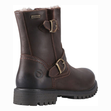 Womens Cotswold Tetbury Ankle Boots - Brown