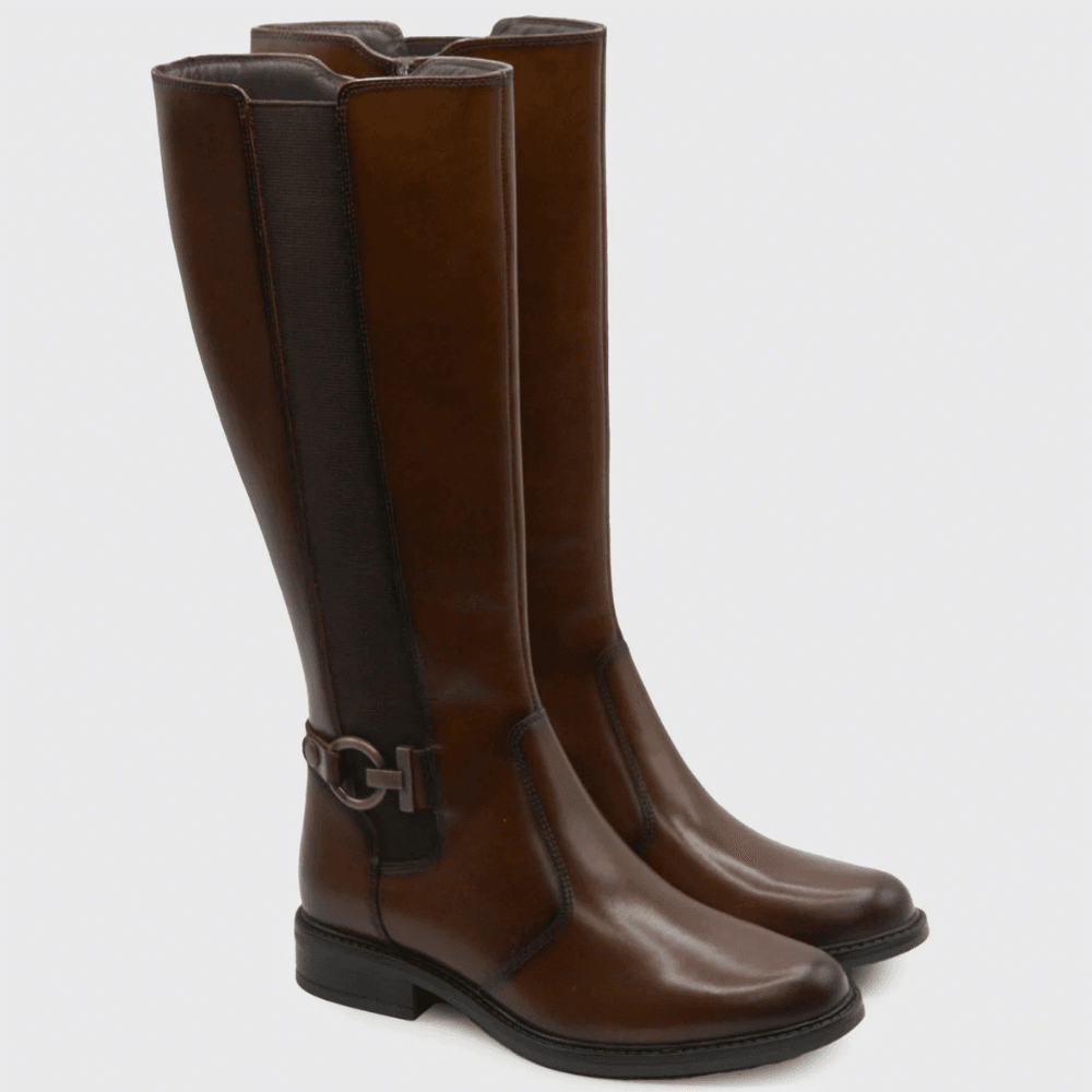 Dubarry Womens Cide Knee High Boots - Chestnut