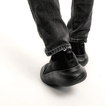 Mens Crocs Mellow Ease Slip On Shoes - Black