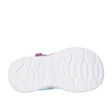 Girls Skechers 303162N Play Scene Splash Sandals - Infant - Turquoise
