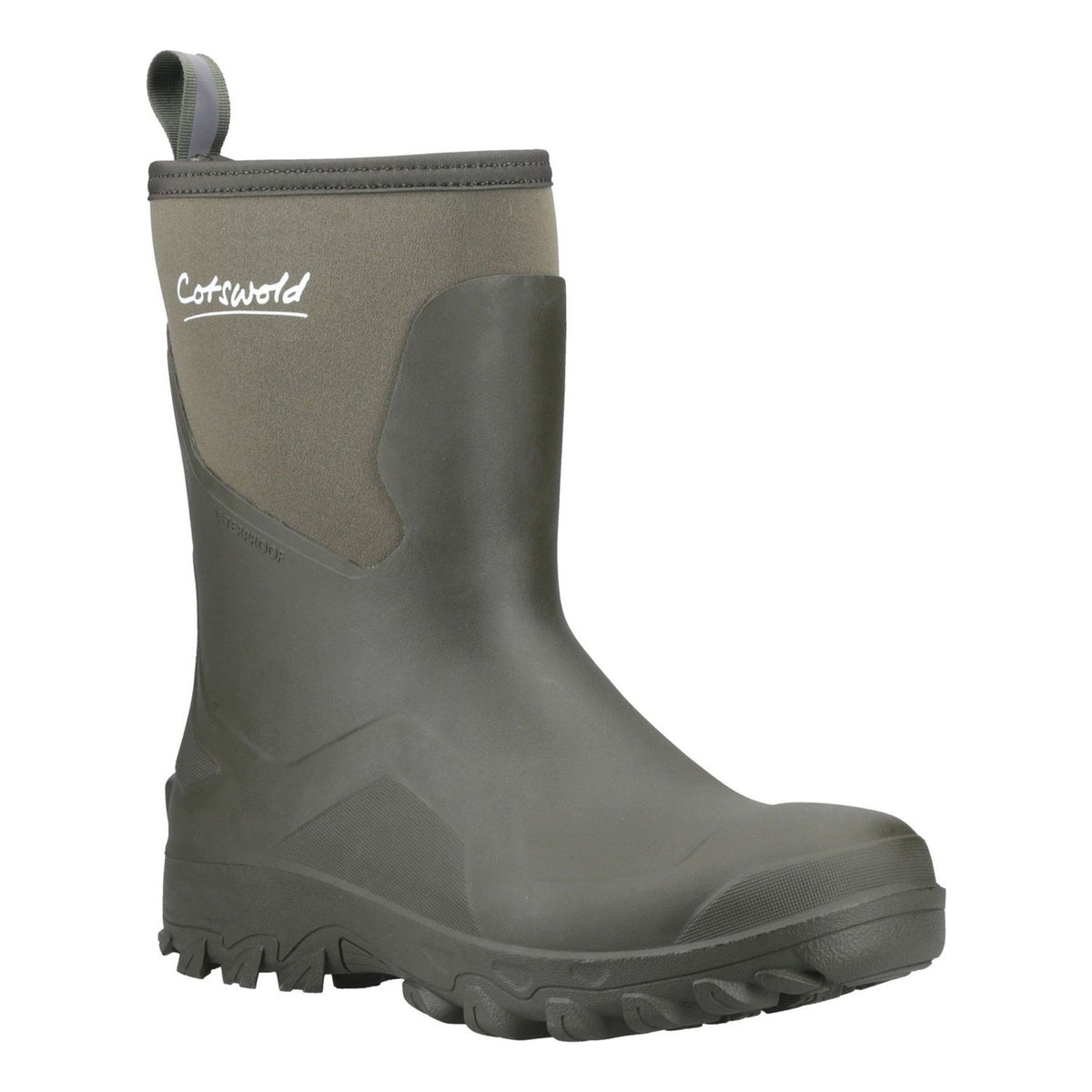 Mens Cotswold STANDLAKE Green Wellingtons
