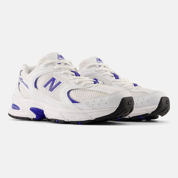 Unisex New Balance 530 Mesh Trainers - White with Blue