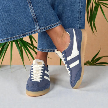 Womens Gola Firefly Gumsole Trainers - Moonlight