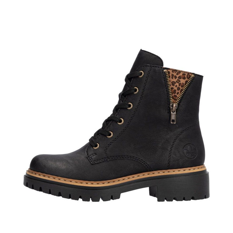 Womens Rieker 72617 Boots - Black