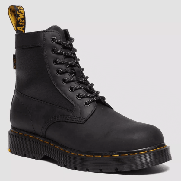 Womens Dr Martens 1460 Trinity Wintergrip Waterproof Black Boots - Black