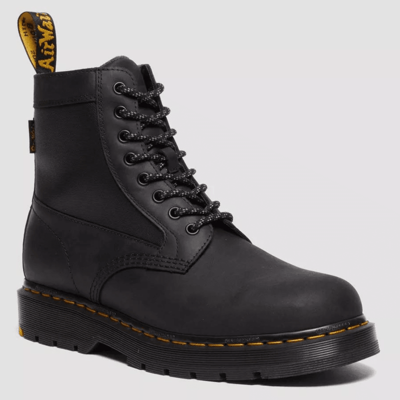 Womens Dr Martens 1460 Trinity Wintergrip Waterproof Black Boots - Black