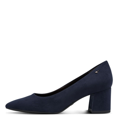 Womens Tamaris 22413 Block Heels - Navy