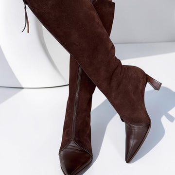 Womens Hispanitas 265019 Paris Long Boots - Espresso
