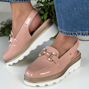Womens Kate Appleby Hawkfield Slingback Platform Shoes - Blush
