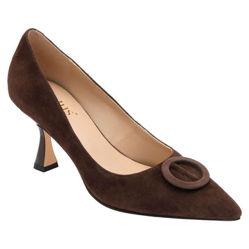 Womens Lotus Henley ULS600 Court Shoes - Brown Suede