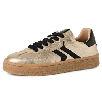 Womens Tamaris 23723 Gumsole Trainers - Light Gold Combi - Light Gold