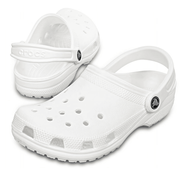 Mens Crocs Classic Clogs - White